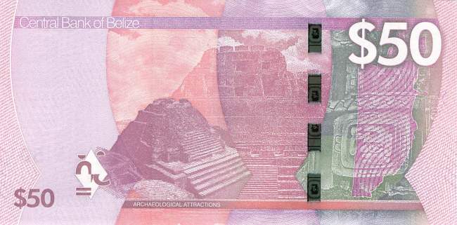 Belize 50 Dollar p77 2025